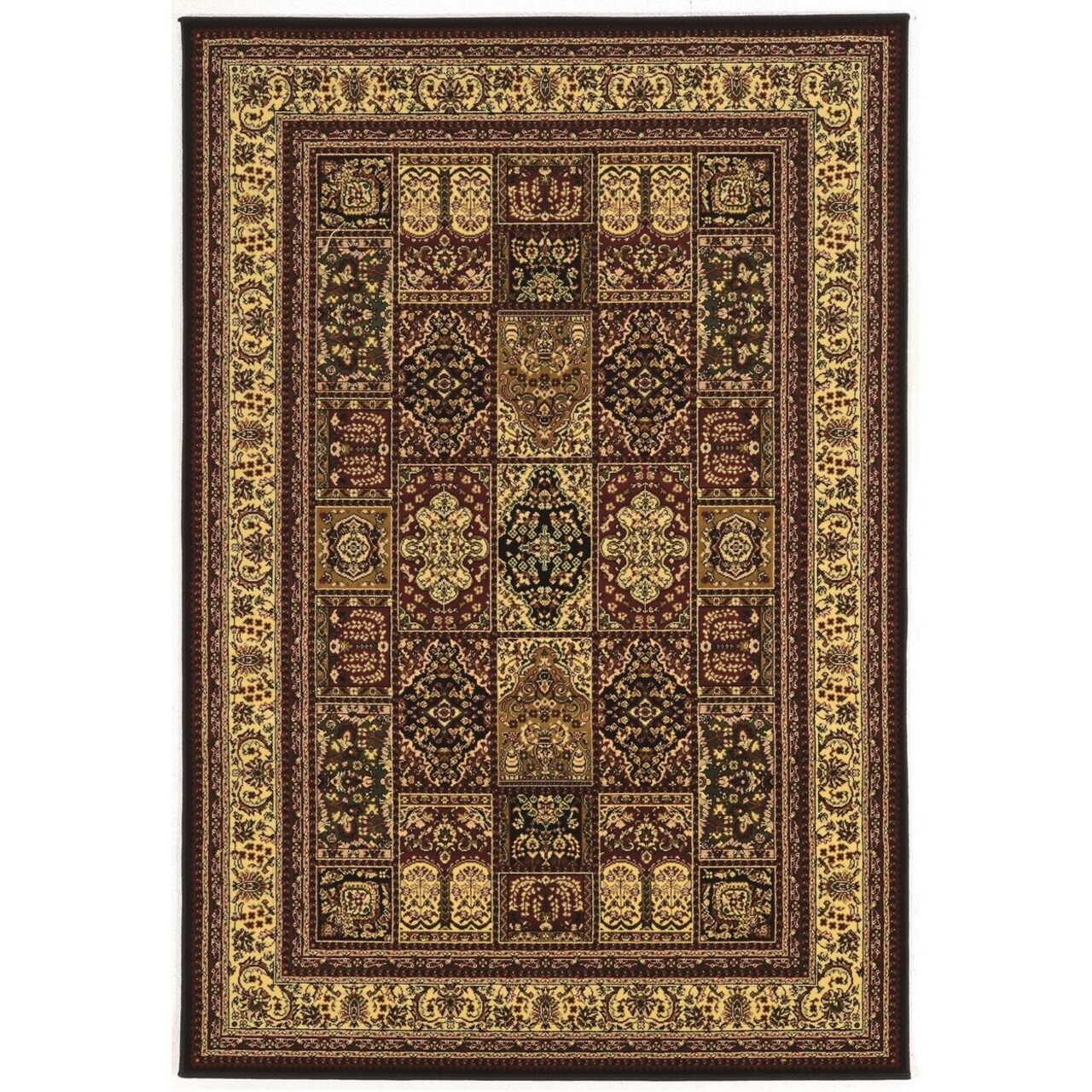 Treasures Baktiyari Red Area Rug 9X12 Plush Power Loomed 800000 Points
